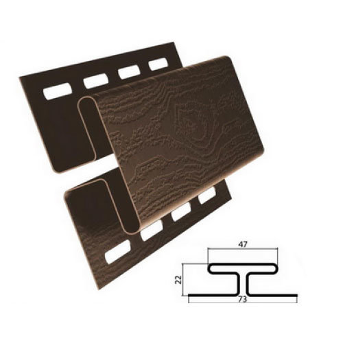 H-профиль, коричневый купить в Камышине