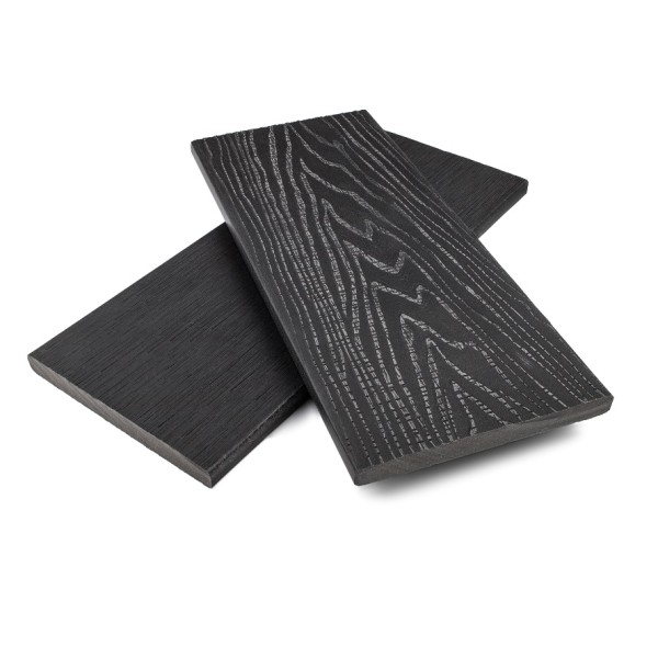 Заборная доска ДПК NanoWood Nature 3D полнотелая Антрацит купить в Камышине