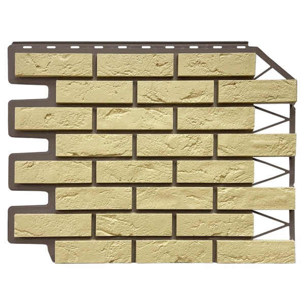 Фасадная панель FineBer, Кирпич Баварский, Песочный купить в Камышине