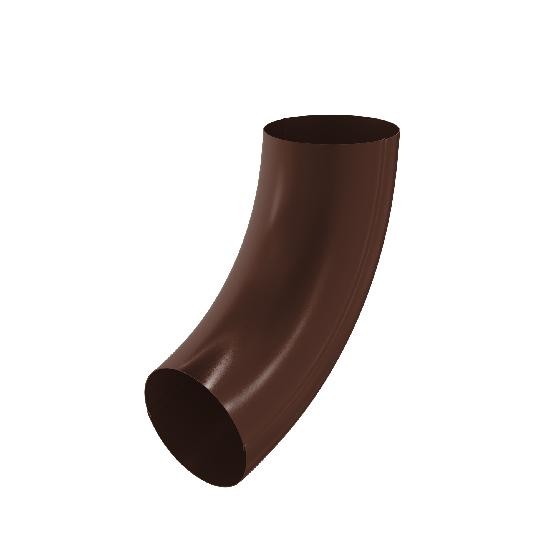 Водосток Aquasistem, система 125x90 - Колено трубы RAL 8017 Коричневый купить в Камышине