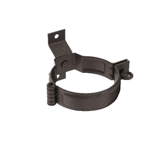 Водосток Aquasistem, Система 150/100 - Декоративный хомут трубы под дерево с комплектом крепления RR 32 Тёмно-коричневый matt купить в Камышине