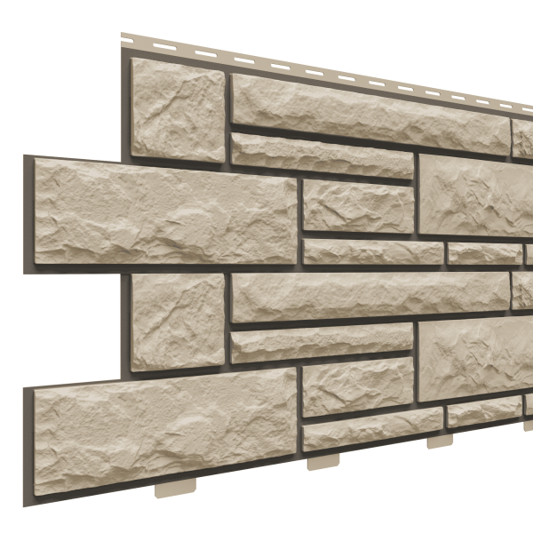Фасадная панель Доломит, Брусчатка Доломит Сандал (2м) купить в Камышине