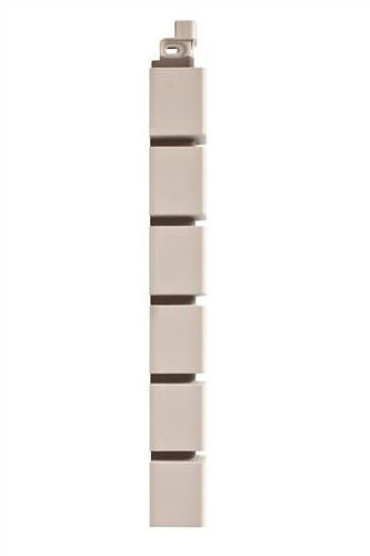 Фасадная панель Наружный угол кирпич клинкерный МАЛЫЙ (белый) 0,46х0,048м купить в Камышине