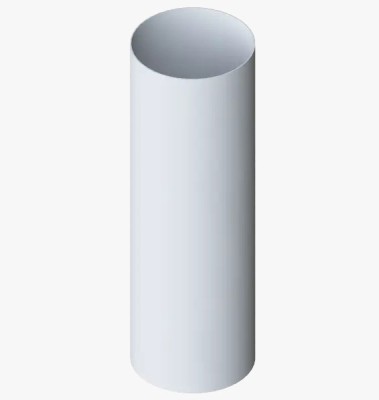 Водосток Альта-Профиль ПВХ – Труба водосточная 4м (белый)