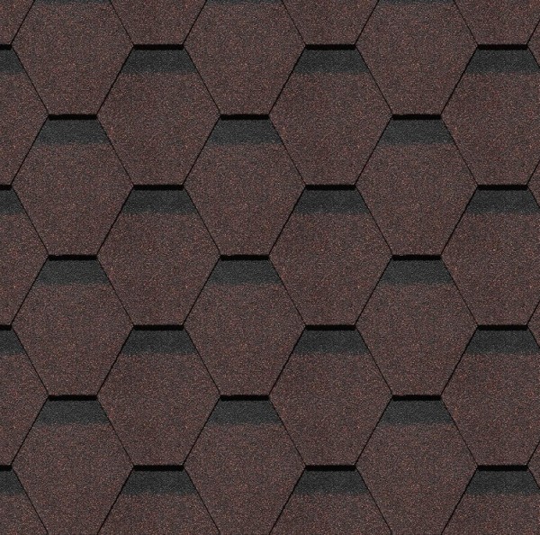 Гибкая черепица Docke, коллекция Шеффилд – Корица купить в Камышине