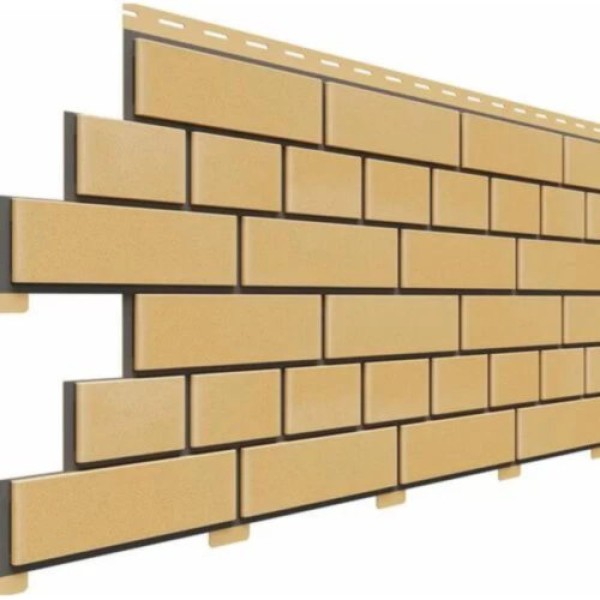 Фасадная панель Доломит Кирпич, Желтый купить в Камышине