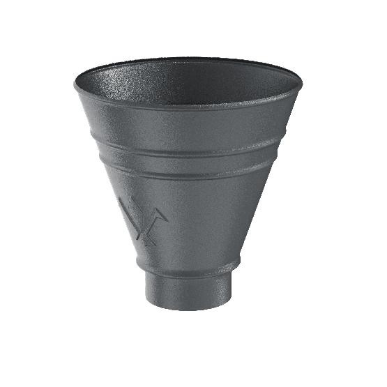 Водосток Aquasistem, Система 125/90 - Воронка водосборная круглая RR 23 Маренго matt купить в Камышине