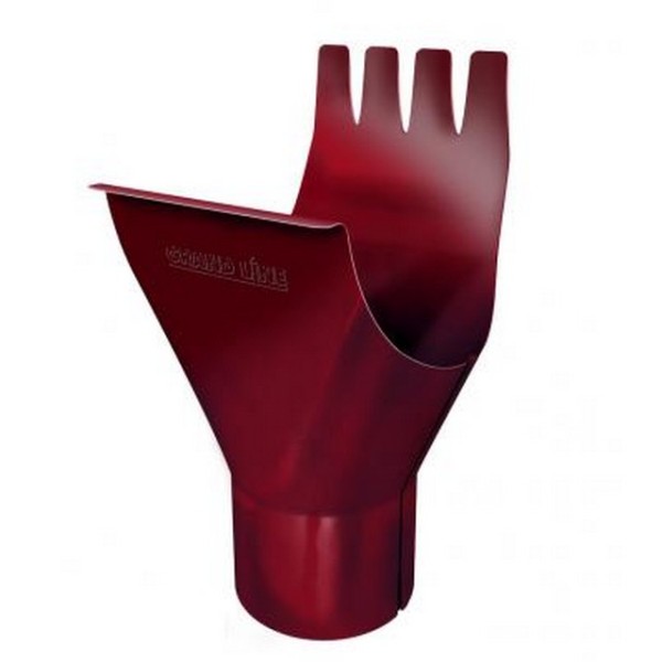 Водосток Grand Line 125x90 – Воронка желоба RAL 3005 купить в Камышине