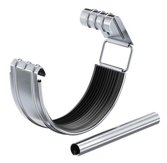 Водосток Aquasistem, Система 150/100 - Соединитель желоба с уплотнителем оцинковка купить в Камышине