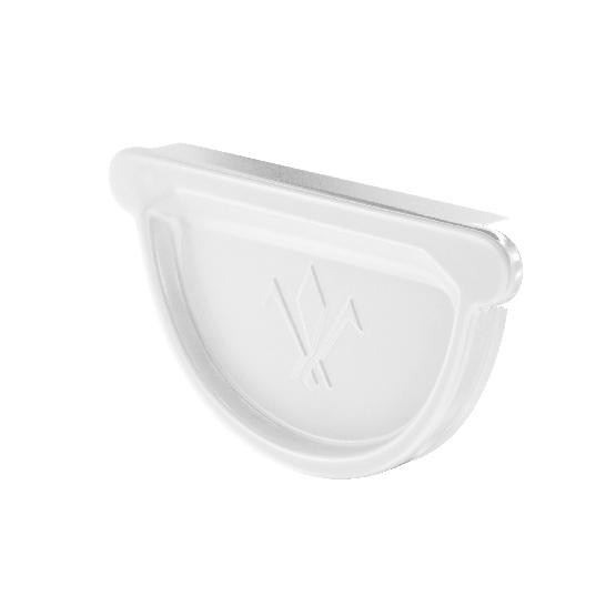 Водосток Aquasistem, система 150x100 - Заглушка универсальная с резиновым уплотнителем RR 20 Мраморно-белый купить в Камышине