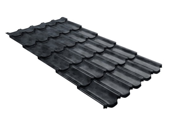 Металлочерепица квинта плюс с 3D резом 0,45 Safari Grey купить в Камышине