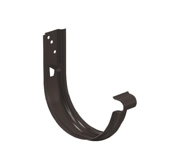 Водосток Aquasistem, система 150/100 - Крюк крепления желоба универсальный RR 32 Тёмно-Коричневый купить в Камышине