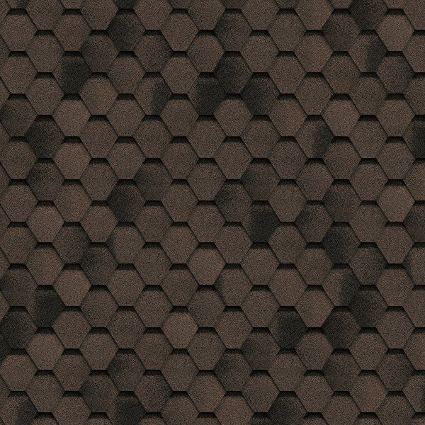 Гибкая черепица Shinglas, серия Финская,коллекция Соната – Коричневый купить в Камышине