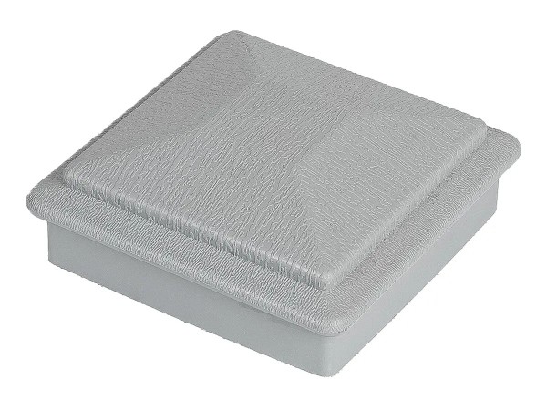 Крышка верхняя фигурная ПВХ для столба Deckart 100х100 Серый купить в Камышине