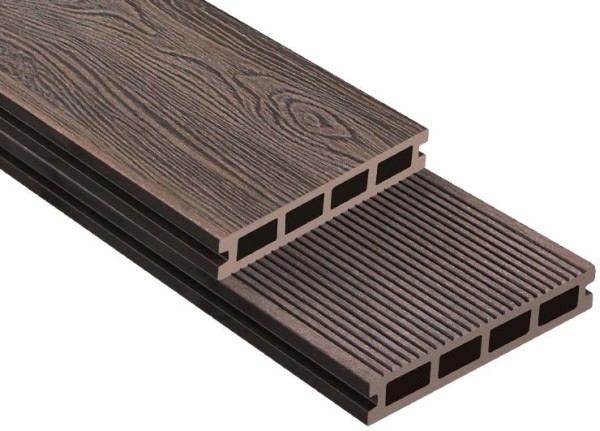 Террасная доска ДПК Outdoor 3D NEVADA/Вельвет коричневая микс купить в Камышине