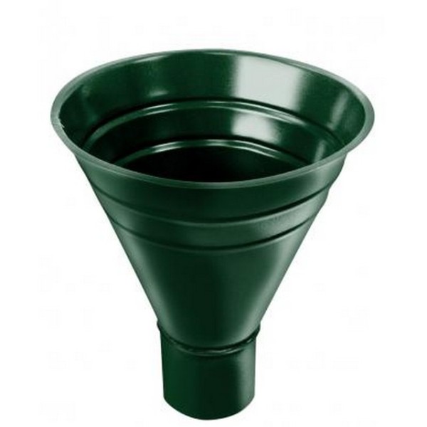 Водосток Grand Line 125x90 – Воронка водосборная RAL 6005 купить в Камышине