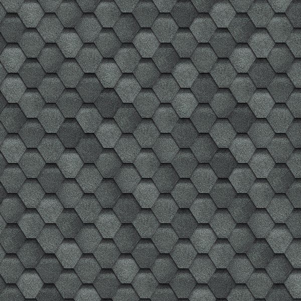 Гибкая черепица Shinglas, серия Финская,коллекция Соната – Серый купить в Камышине