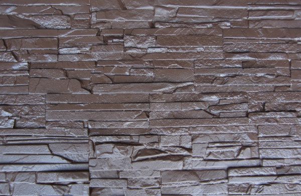 Фасадная панель Аэлит Пласт плоский Коричневый купить в Камышине