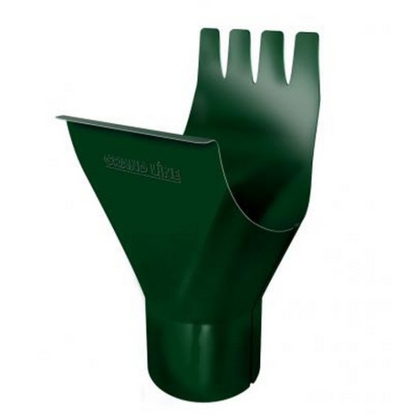 Водосток Grand Line 125x90 – Воронка желоба RAL 6005 купить в Камышине