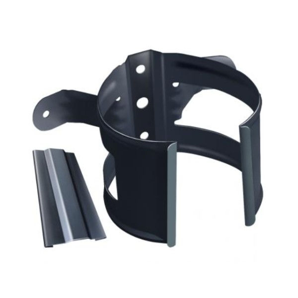 Водосток Grand Line 150x100 – Хомут трубы (на дерево) RAL 7024 купить в Камышине