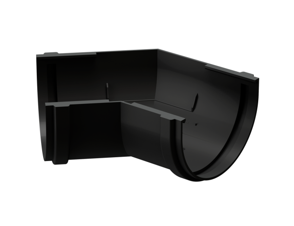 Угол желоба универсал 135˚ Docke Premium ПВХ - Карбон купить в Камышине