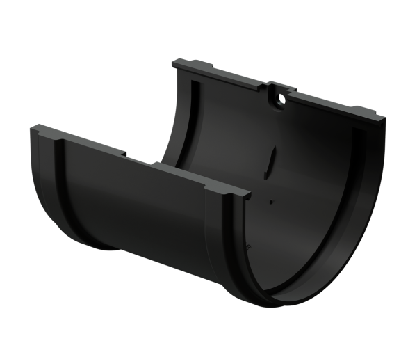 Соединитель желоба Docke Premium ПВХ - Карбон купить в Камышине