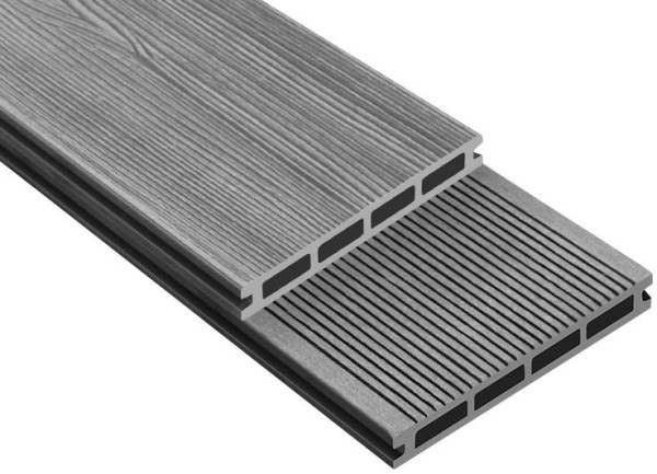 Террасная доска ДПК Outdoor 3D STORM/Вельвет серая микс купить в Камышине