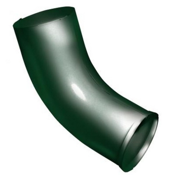 Водосток Grand Line 125x90 – Колено сливное RAL 6005 купить в Камышине