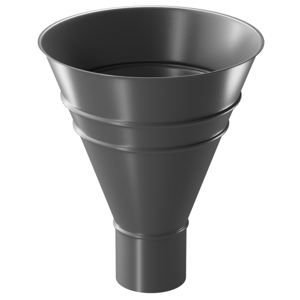 Воронка водосборная Döcke STAL PREMIUM, Графит купить в Камышине