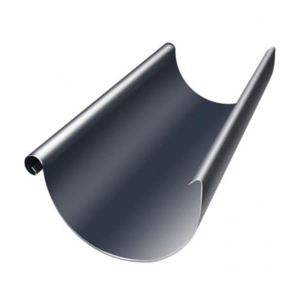 Водосток Grand Line 150x100 – Полукруглый желоб 3 метра RAL 7024 купить в Камышине