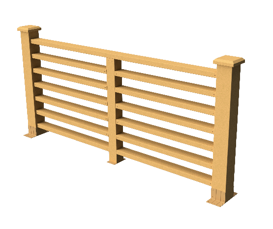 Ограждения декоративное ДПК GRINDERDECO Марсело песчаник купить в Камышине