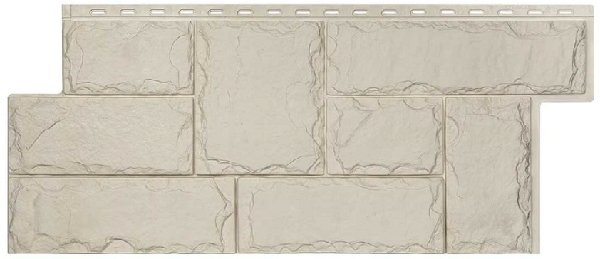 Фасадная панель T-Сайдинг-МАРСЕЛЬ ЭКО-1 Уайт купить в Камышине