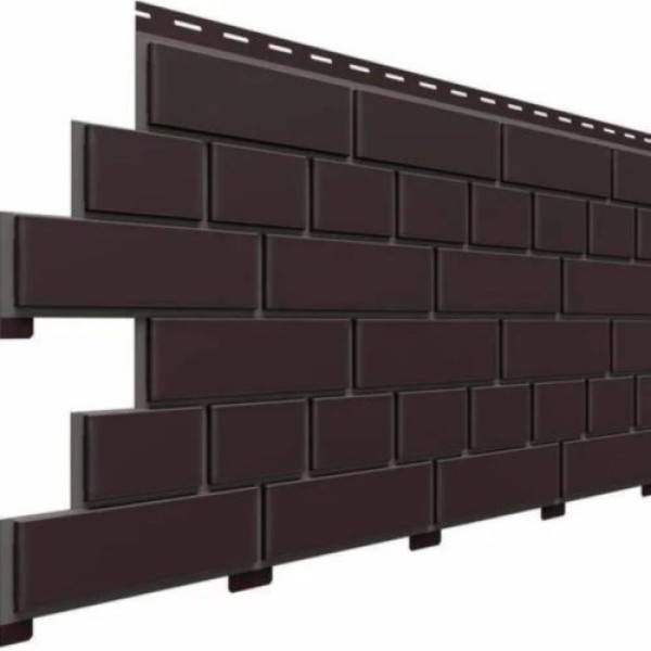 Фасадная панель Доломит Кирпич, Коричневый купить в Камышине