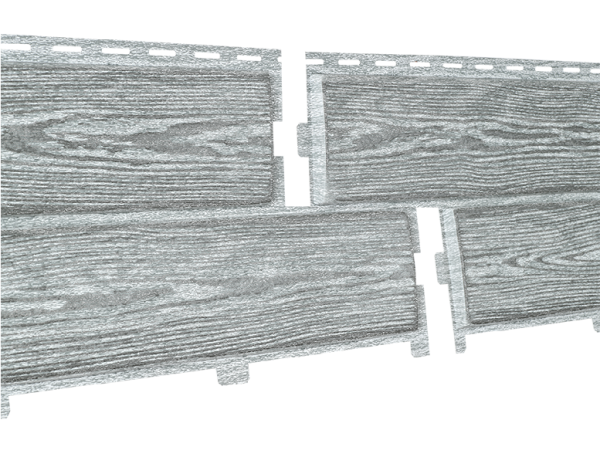 Фасадная панель Ю-пласт Хокла Винтаж Пепел купить в Камышине