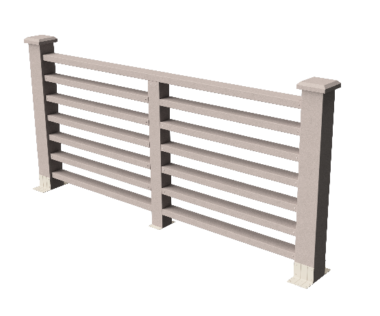 Ограждения декоративное ДПК GRINDERDECO Марсело выбеленый дуб купить в Камышине