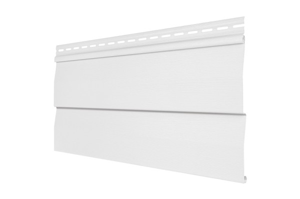 Виниловый сайдинг Tecos - корабельный брус, белый купить в Камышине