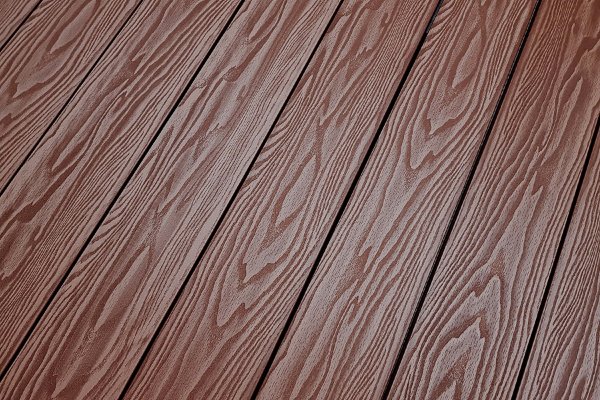 Террасная доска из ДПК Terrapol Смарт 3D Полнотелая с пазом Орех Милано купить в Камышине