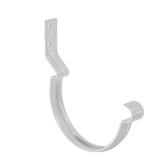 Водосток Aquasistem, система 125x90 - Крюк крепления желоба короткий RR 20 Мраморно-белый купить в Камышине