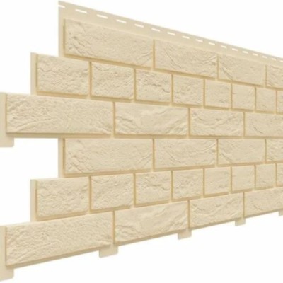 Фасадная панель Доломит Кирпич Славянка Шампань