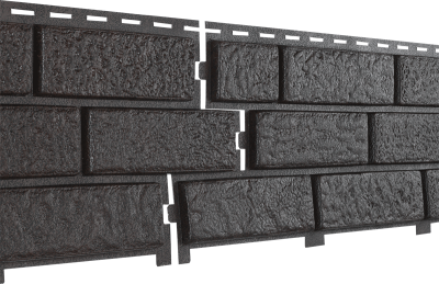 Фасадная панель Ю-Пласт Стоун Хаус Кирпич Коричневый