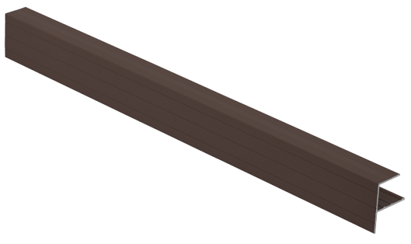 F-профиль Grinder закрывающий коричневый купить в Камышине