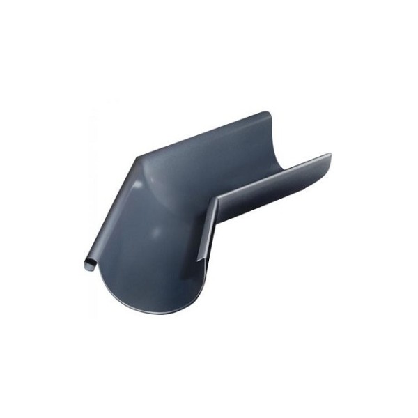 Водосток Grand Line 150x100 – Угол желоба наружный 135° RAL 7024 купить в Камышине