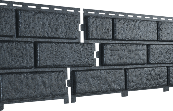 Фасадная панель Ю-Пласт Стоун Хаус Кирпич Графитовый купить в Камышине