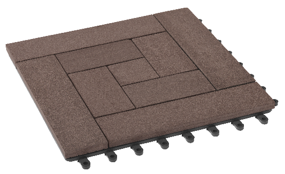 Модульный паркет ДПК GRINDERDECO Люкс 10 Шоколад купить в Камышине