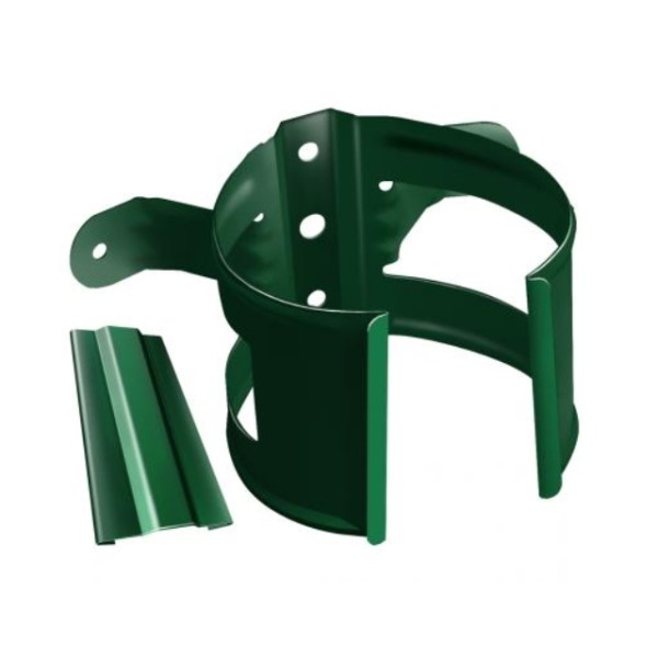 Водосток Grand Line 125x90 – Хомут трубы (на дерево) RAL 6005 купить в Камышине