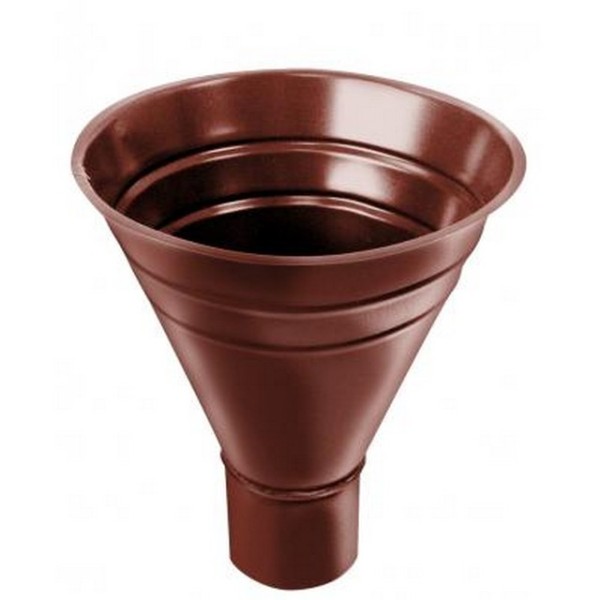 Водосток Grand Line 125x90 –  Воронка водосборная RAL 8004 купить в Камышине