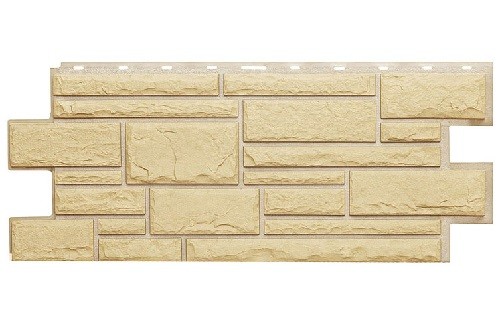 Фасадная панель Техоснастка, Камень Дикий, Желтый купить в Камышине