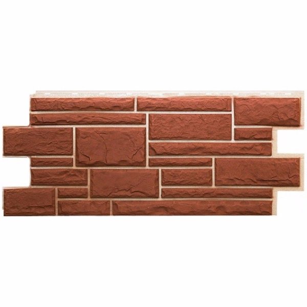 Фасадная панель Техоснастка, Камень Дикий, Коричневый купить в Камышине