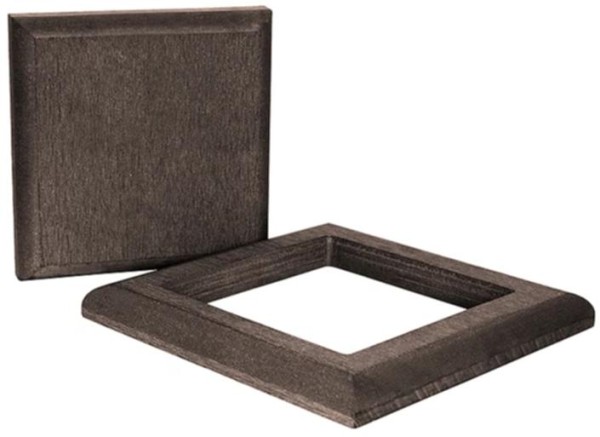 Комплект крышка и юбка ДПК для столба Polivan SINGARAJA темно-коричневый купить в Камышине