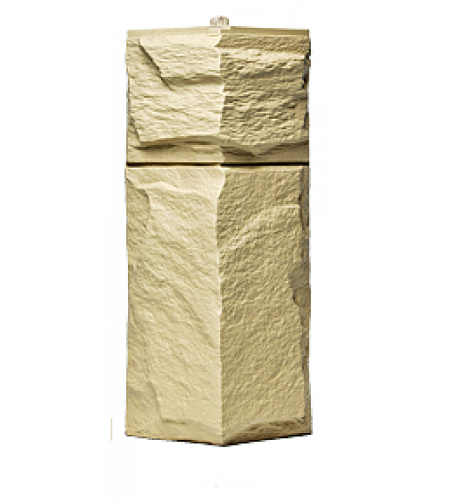 Угол T-Сайдинг-Гранит Леон Желтый купить в Камышине